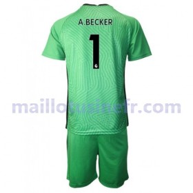 Maillot de Foot Liverpool Alisson Becker 1 Gardien Troisième 2020-21 - Enfant
